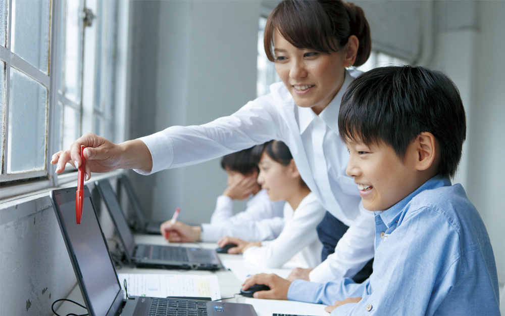学研ＣＡＩスクールの指導風景です。